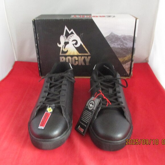 ROCKY Men's Skate - Low Nano Comp Toe Work Shoe $130 - US Size 11 - Black - 1332 - Picture 4 of 12